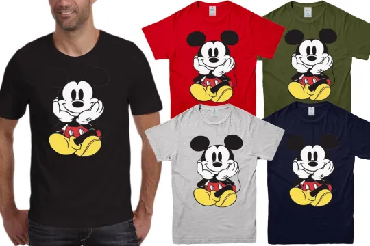 Discover Mickey Mouse T-Shirt Disney Unisex Adult Kids Retro