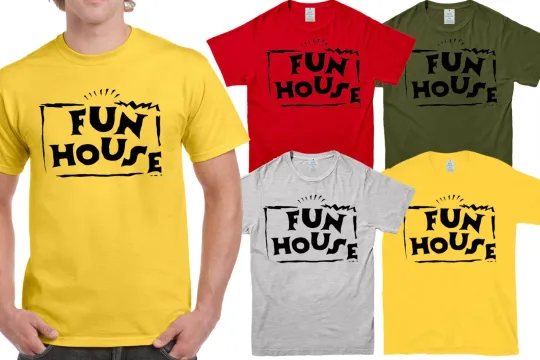 Discover Fun House T-Shirt - Funny t shirt retro 80s 90s game show joke fancy dress cool