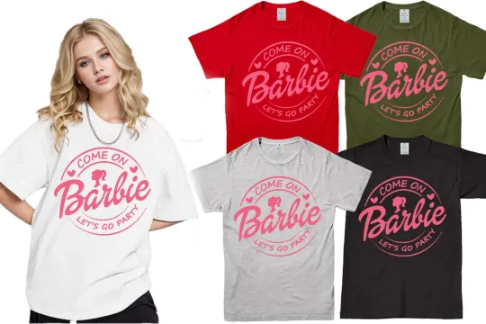 Come On Barbie Let's Go Party! T-Shirt for Girls Night Out Sleepover Squad