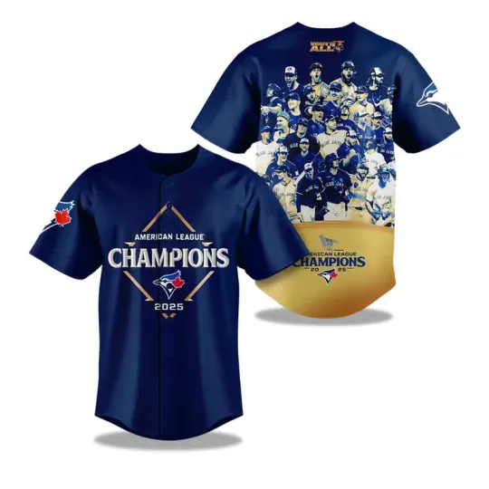 Discover Blue.J 2025 American League Champions Jersey, Gift For Fans, Christmas Gift