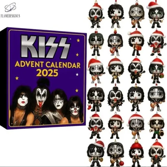 Discover KISSES 2025 Advent Calendar Rock & Roll