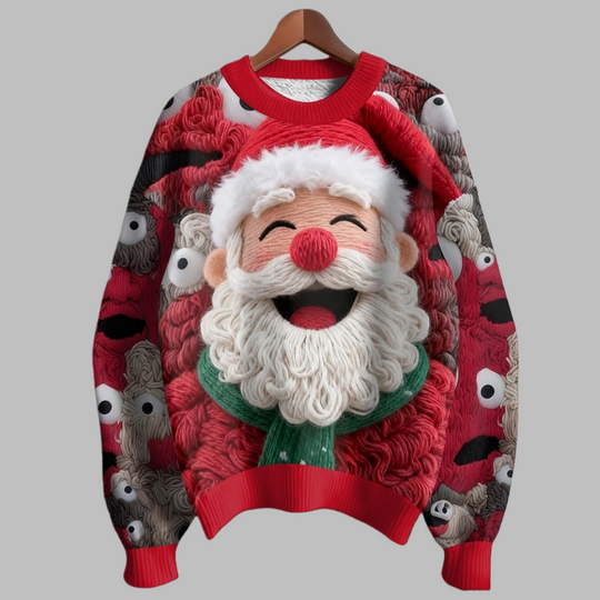 Discover Ugly Christmas Sweater Warm Sweater for Woman Sweater Fashion Crew Neck Knitted Long Sleeve Regular Tops Knit Sweater Winter