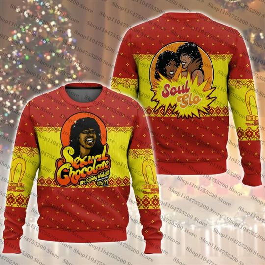 Coming to America Ugly Christmas Holiday Sweater Men Women Pullover Hot Sale Round Neck Long Sleeve Top 2026 New Sweatshirt