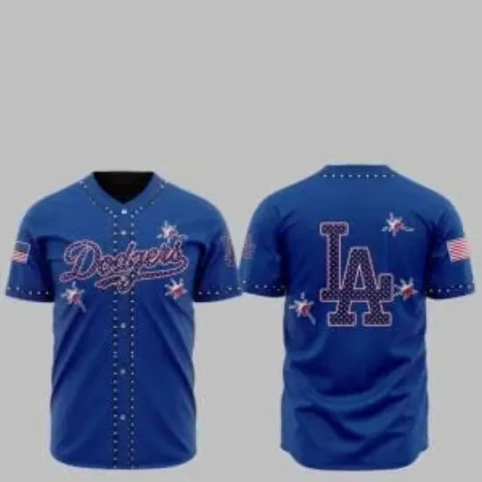 Discover 2025 L.A. D0dg*rs Independence Baseball Jersey, Gift For Fans, Christmas Gift