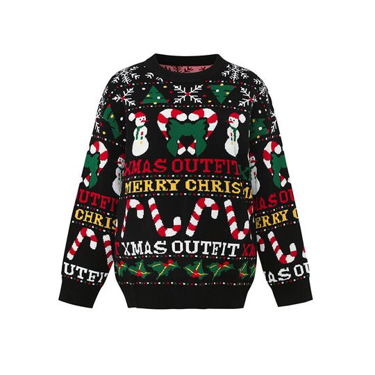 Plus Size Ugly Christmas Sweater | Cartoon Print Skin-Friendly  | Oversized Pullover for Women  Men