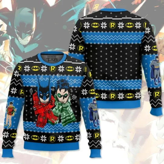 Discover Batman And Robin Ugly Christmas Sweater