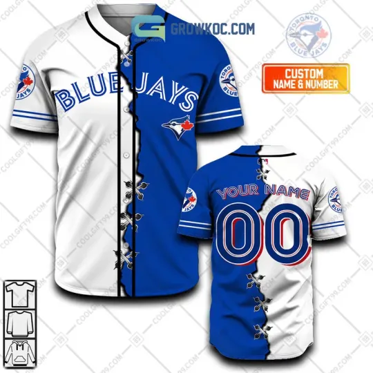 Discover Toronto B J.@.y.ss Personalized Mix Baseball Jersey, Gift For Fans, Christmas Gift
