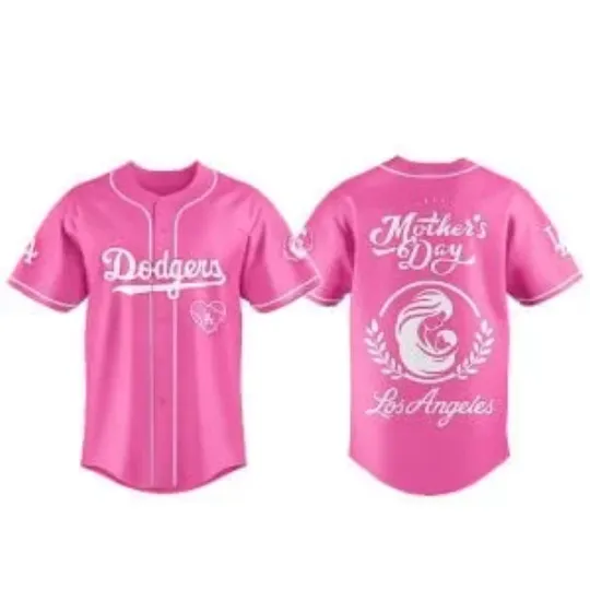Discover 2025 L.A. D0dg*rs Happy Mother’s Day Jersey, Gift For Fans, Christmas Gift