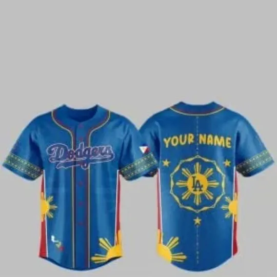 Discover 2025 L.A. D0dg*rs Filipino Heritage Night Jersey, Gift For Fans, Christmas Gift