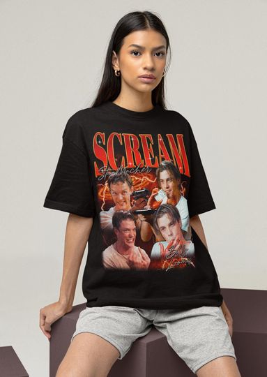 Discover Scream Movie T-Shirt Billy & Stu Graphic Tee