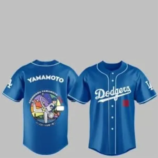 Discover L.A. D0dg*rs Rising Stars Y@mamoto 2025 Jersey, Gift For Fans, Christmas Gift