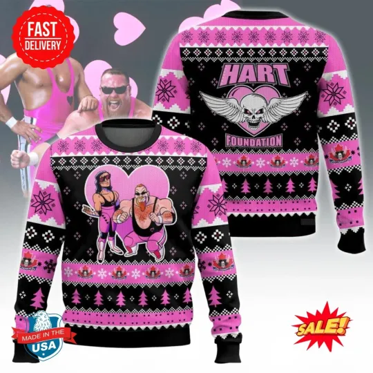 Discover Hart Foundation Duo Ugly Christmas Sweater