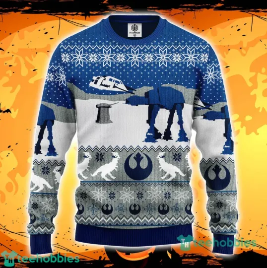Discover Star Wars Blue Winter Ugly Christmas Sweater Amazing Christmas Gift