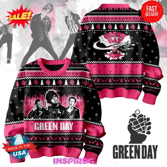 Green Day Premium Special Ugly Sweater All For Fan