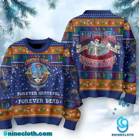Discover Grateful De*ad Forever Grateful Forever Dead Ugly Christmas Sweater