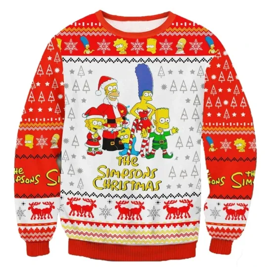 The Simpsons Christmas Ugly Christmas Sweater