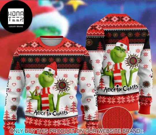 Discover ALC Band With The funny character Santa Hat 2025 Ugly Christmas Sweater