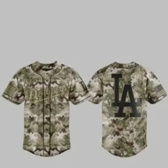 Discover L.A. D0dg*rs Salute to Service 2025 Jersey, Gift For Fans, Christmas Gift