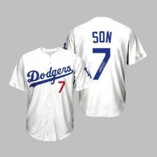 Discover Son Heung-m!n L.A. D0dg*rs Jersey 2025, Gift For Fans, Christmas Gift