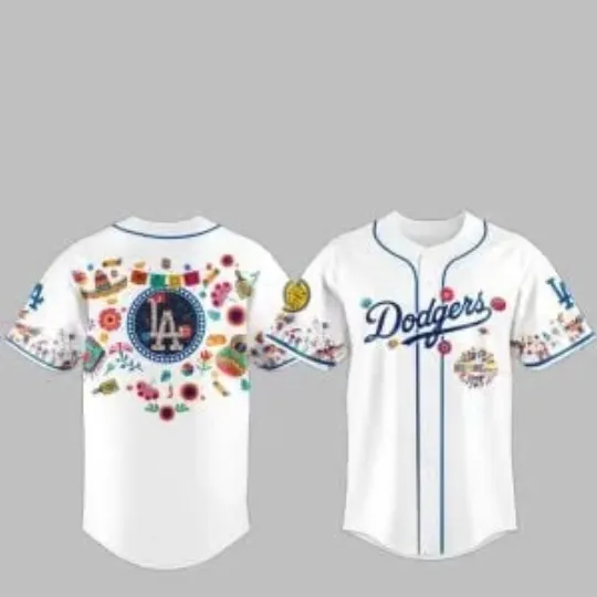 Discover 2025 L.A. D0dg*rs National Hispanic Heritage Jersey, Gift For Fans, Christmas Gift