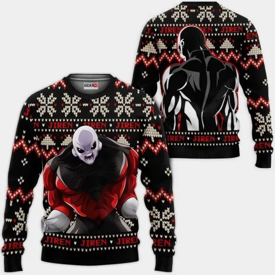 Discover Jiren Ugly Christmas Sweater Dragon Ball Anime Xmas Gift