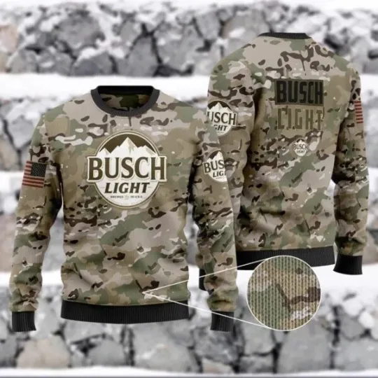 Discover Bucsh Light Army Ugly Sweater Xmas Famlily Costume