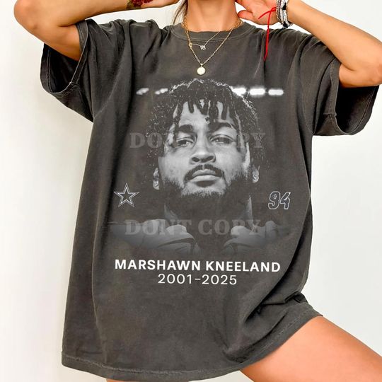 Comfort Colors Marshawn Kneeland Shirt, RIP Marshawn Kneeland 2001-2025, Football Fan Shirt