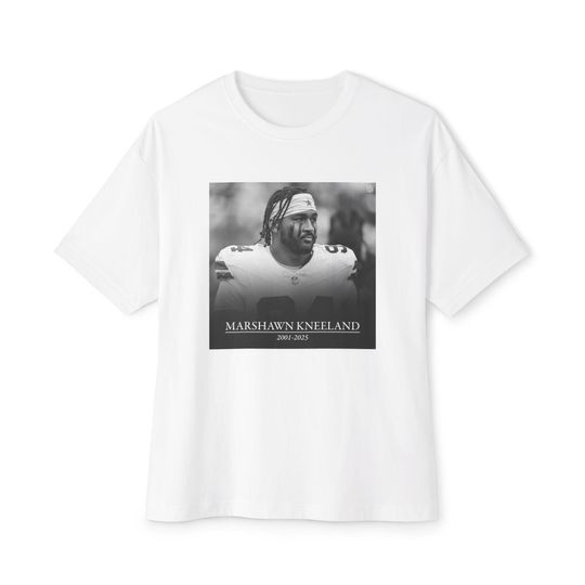 Discover Tribute Marshawn Kneeland Forever A Cowboy Tee, Unisex Oversized Boxy T-Shirt for Football Fans, Dallas Cowboys Shirt, Oversized Football