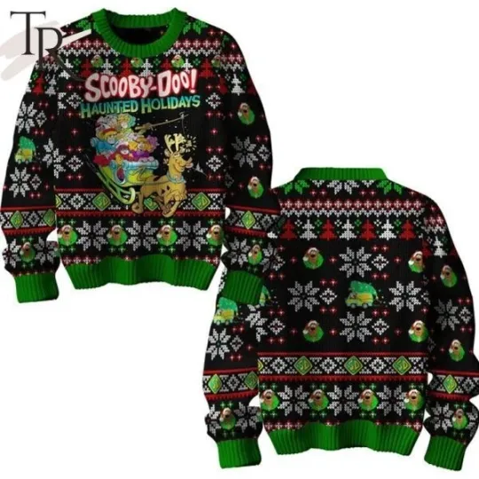 Discover Scooby Doo Cartoon Christmas Ugly Sweater, Scooby Doo Movie Ugly Sweater