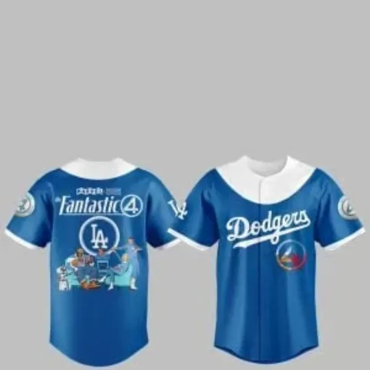 Discover L.A. D0dg*rs The Fantastic Four Jersey 2025, Gift For Fans, Christmas Gift
