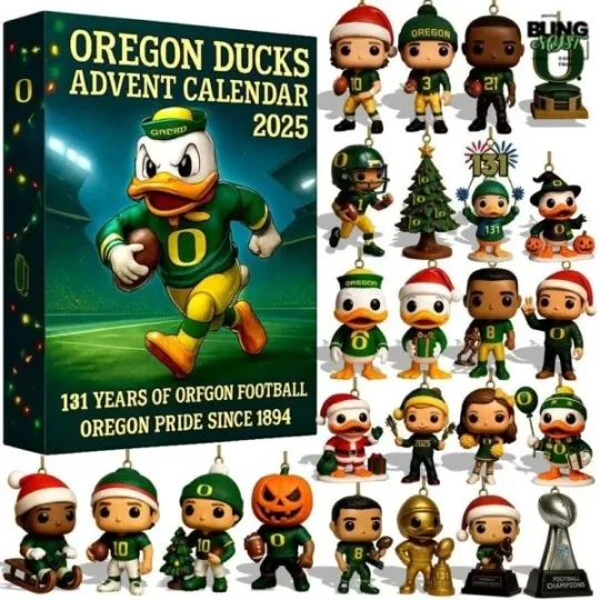 Discover HOT!!Oregon Team 131st Anniversary 2025 Limited Advent Calendar Gift