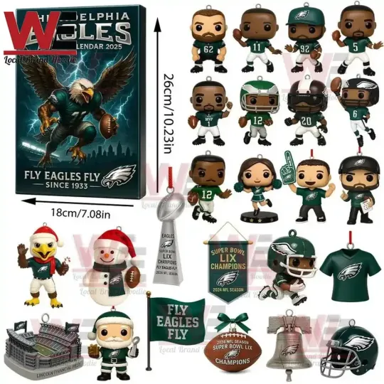 Discover NEW Philadelphia Football Team Advent Calendar 2025 Gift for Fans