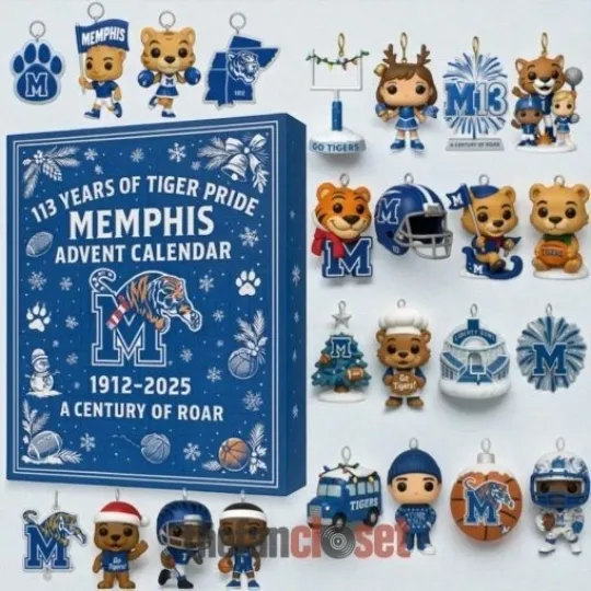 Discover HOT!! Memphis Team 113th Anniversary 2025 Advent Calendar Gift for Fans