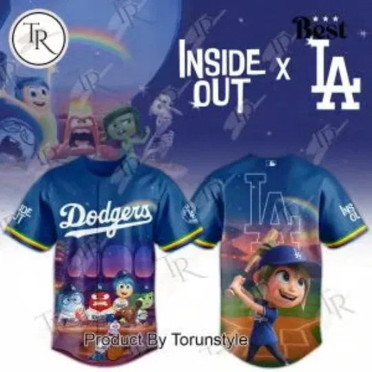 Discover L.A. D0dg*rs x Inside Out 2025 Jersey, Gift For Fans, Christmas Gift