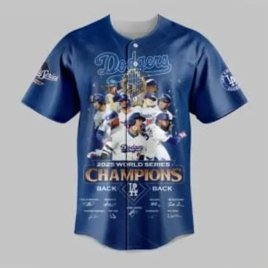 Discover D@dg.rs 2025 World Series Champions Back To Back Jersey, Gift For Fans, Christmas Gift