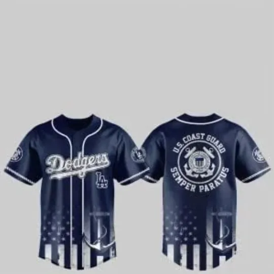 2025 L.A. D0dg*rs US Coast Guard Jersey, Gift For Fans, Christmas Gift