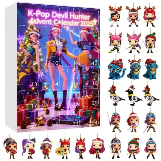 Discover Kpop Demon Hunter Christmas Advent Calendar 2025