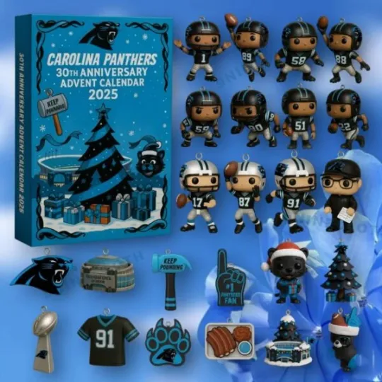 Carolina Panthers 30th Anniversary Advent Calendar 2025