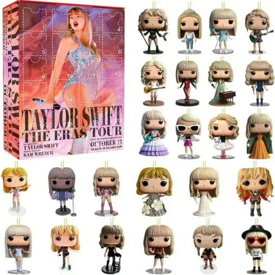 Discover 24-Day Pop Music Acrylic Ornament Advent Calendar, Christmas Countdown Gift