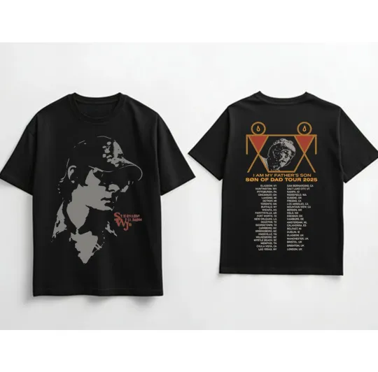 Discover Stephen Wilson Jr. SØN OF DAD Tour 2025 Double Sided T-Shirt