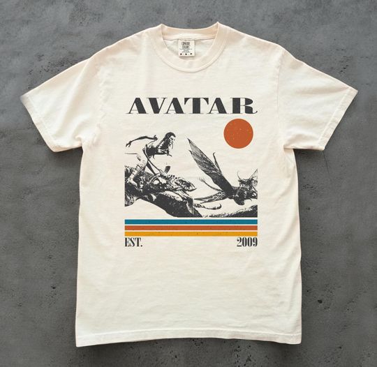 Discover Avatar 2009 Shirt, James Cameron Film Shirt, Comfort Colors Shirt, Science Fiction, Gift For Women and Man Unisex T-Shirt