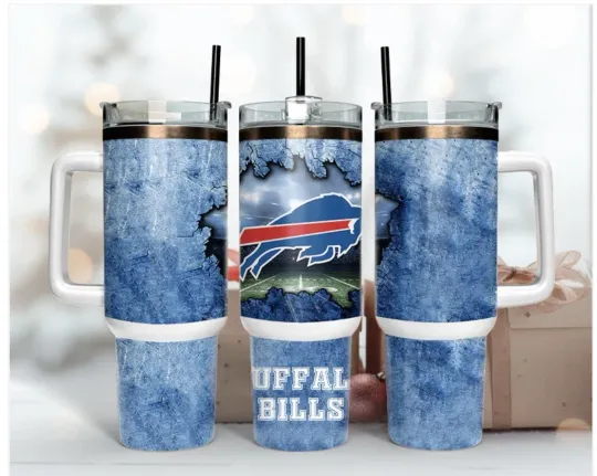 Buffalo Bills Football 40oz Tumbler
