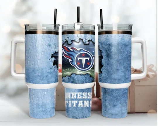 Discover Tennessee Titans Football 40oz Tumbler