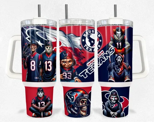 Discover Houston Texans Football Horror 40oz Tumbler