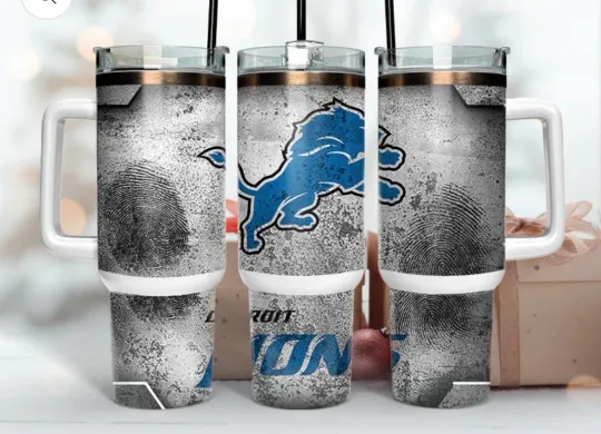 Detroit Lions 40oz Tumbler with Handle
