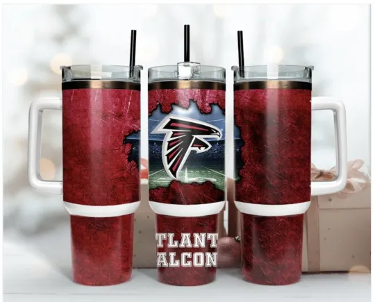 Atlanta Falcons 40oz Tumbler with Handle