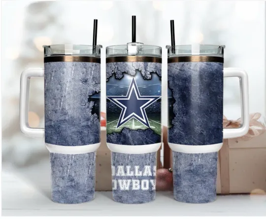 Dallas Cowboys 40oz Tumbler with Handle