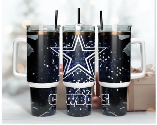 Dallas Cowboys 40 oz Tumbler with Handle
