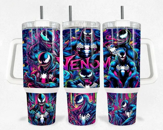 Venom 40oz Tumbler with Handle