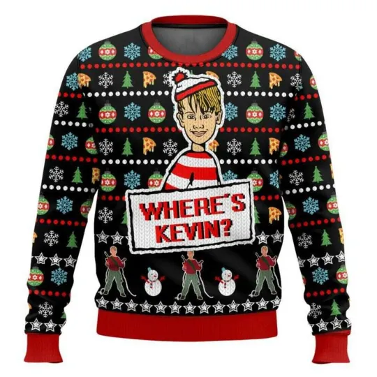 Discover Where Is Kevin Home Alone Ugly Christmas Sweater
